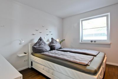 Schlafzimmer-Ferienwohnung-Beachloft-Norderney